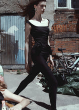 Load image into Gallery viewer, Semi-sheer pants in black