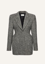 Load image into Gallery viewer, AW25 BLAZER 05 BLACK WHITE