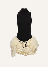 Load image into Gallery viewer, AW25 CROCHET 01 BODYSUIT BLACK