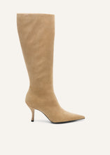 Load image into Gallery viewer, AW25 HIGH BOOTS SUEDE TAUPE