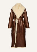 Load image into Gallery viewer, AW25 LEATHER 15 SHEARLING BROWN