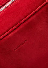 Load image into Gallery viewer, PF25 LARGE BRIGITTE BAG SUEDE RED