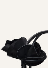 Load image into Gallery viewer, Brigitte bag in black leather and silver