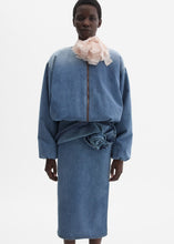 Load image into Gallery viewer, RE26 DENIM 11 SKIRT DARK BLUE