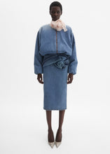 Load image into Gallery viewer, RE26 DENIM 11 SKIRT DARK BLUE