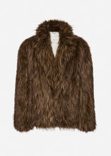 Load image into Gallery viewer, RE26 JACKET 04 BROWN FAUX FUR