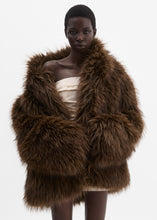 Load image into Gallery viewer, RE26 JACKET 04 BROWN FAUX FUR