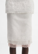 Load image into Gallery viewer, RE26 SKIRT 02 WHITE