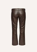 Load image into Gallery viewer, SS25 LEATHER 11 PANTS BROWN