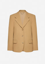 Load image into Gallery viewer, Classic oversized blazer in beige
