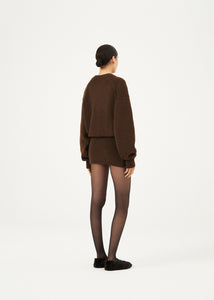 AW23 KNITWEAR 09 SWEATER BROWN