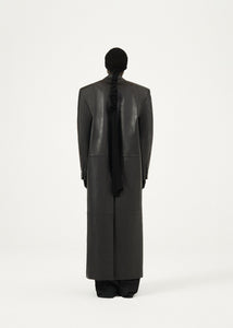 AW23 LEATHER 20 COAT BLACK