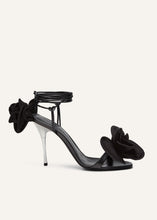 Load image into Gallery viewer, AW24 FLOWER SHOES LEATHER BLACK
