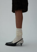 Load image into Gallery viewer, AW24 HIGH BOOTS KNIT CREAM
