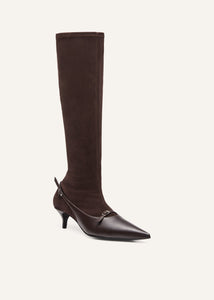 AW24 HIGH BOOTS LEATHER BROWN