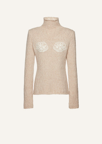 AW24 KNITWEAR 03 TURTLENECK BEIGE