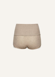 AW24 KNITWEAR 10 SHORTS BEIGE