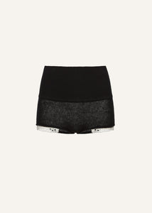 AW24 KNITWEAR 10 SHORTS BLACK