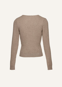 AW24 KNITWEAR 11 SWEATER BEIGE