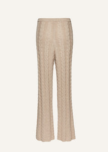 AW24 KNITWEAR 13 PANTS BEIGE