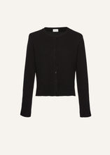 Load image into Gallery viewer, AW24 KNITWEAR 18 CARDIGAN BLACK
