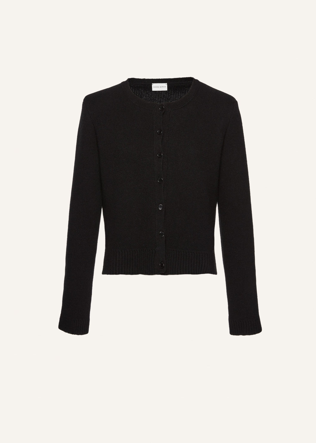 AW24 KNITWEAR 18 CARDIGAN BLACK