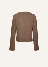 Load image into Gallery viewer, AW24 KNITWEAR 18 CARDIGAN BROWN
