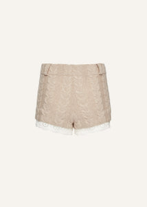 AW24 KNITWEAR 19 SHORTS BEIGE