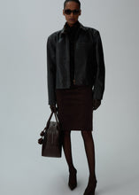 Load image into Gallery viewer, AW24 LEATHER 01 JACKET BROWN
