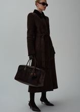 Load image into Gallery viewer, Large Brigitte bag in brown leather
