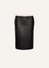 Load image into Gallery viewer, AW24 LEATHER 04 SKIRT BLACK
