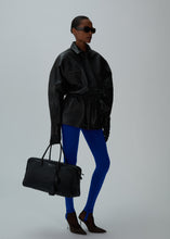 Load image into Gallery viewer, Large Brigitte bag in black leather
