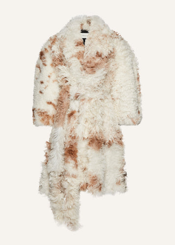 AW24 LEATHER 09 SHEARLING WHITE