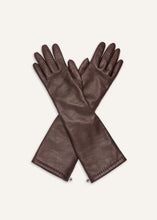 Load image into Gallery viewer, AW24 LEATHER 14 GLOVES BROWN
