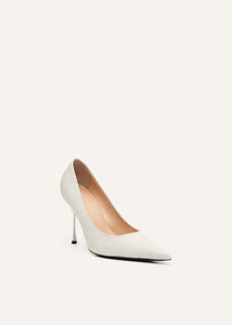 AW24 PUMPS PONY WHITE