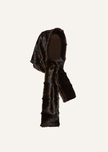 AW24 SCARF 04 BROWN