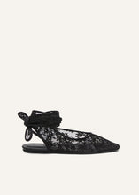 Load image into Gallery viewer, AW25 BALLET FLATS LACE BLACK
