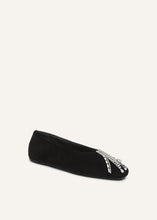 Load image into Gallery viewer, AW25 BALLET FLATS VELVET BLACK
