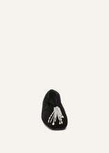 Load image into Gallery viewer, AW25 BALLET FLATS VELVET BLACK
