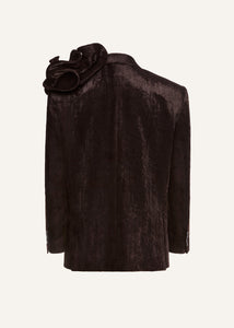AW25 BLAZER 02 BROWN