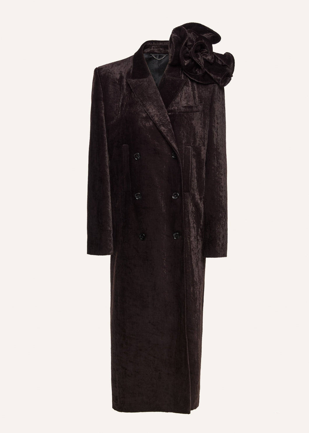 AW25 COAT 02 BROWN