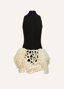 AW25 CROCHET 01 BODYSUIT BLACK