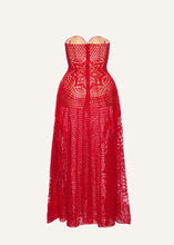 Load image into Gallery viewer, AW25 CROCHET 02 DRESS RED
