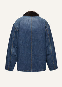 AW25 DENIM 01 JACKET DARK BLUE