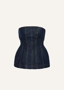 AW25 DENIM 07 CORSET NAVY
