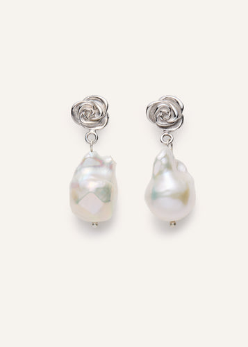 AW25 EARRINGS 09 RHODIUM