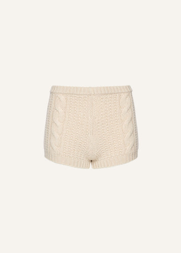 AW25 KNITWEAR 02 SHORTS BEIGE