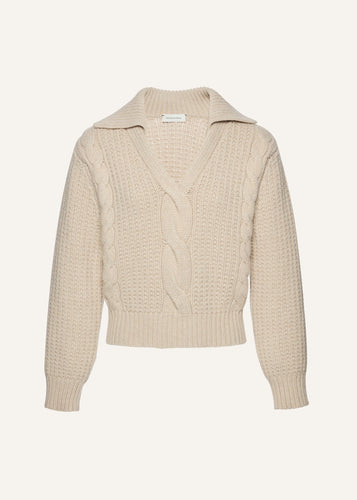 AW25 KNITWEAR 03 SWEATER BEIGE