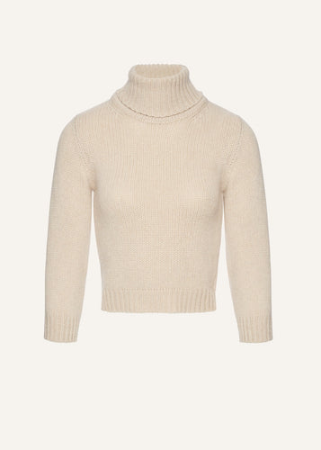 AW25 KNITWEAR 07 SWEATER BEIGE