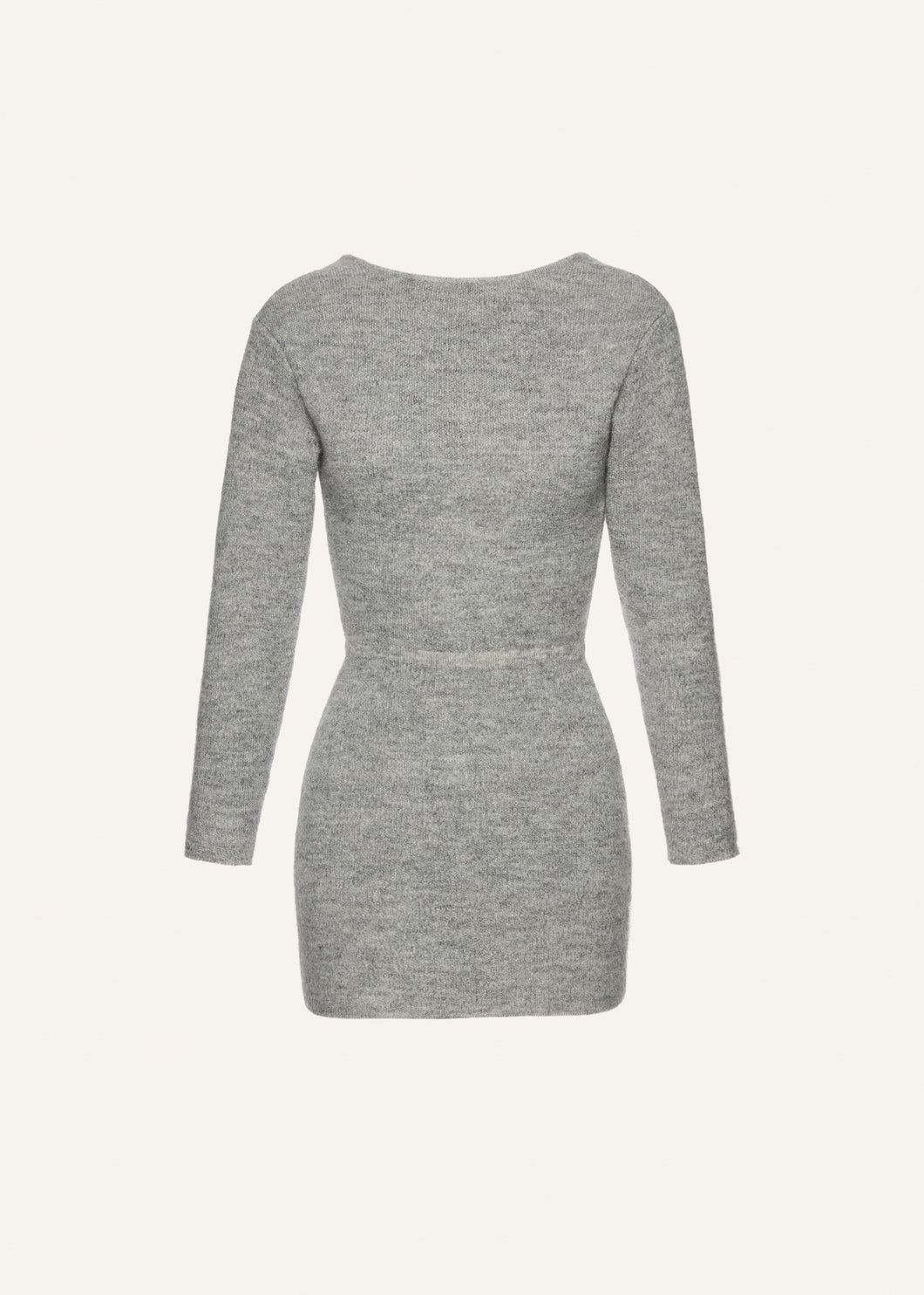 AW25 KNITWEAR 10 DRESS GREY